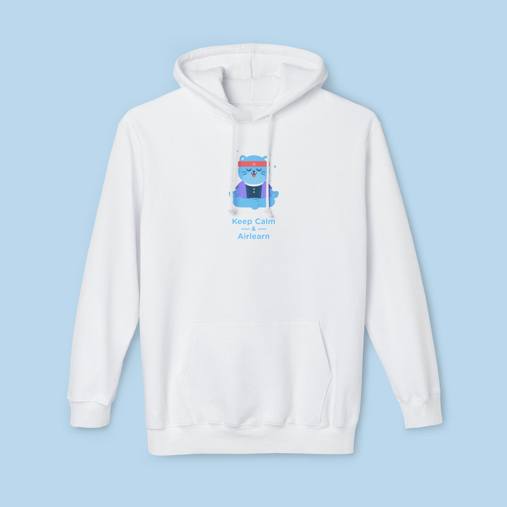 Calm Air Unisex Hoodie (White)