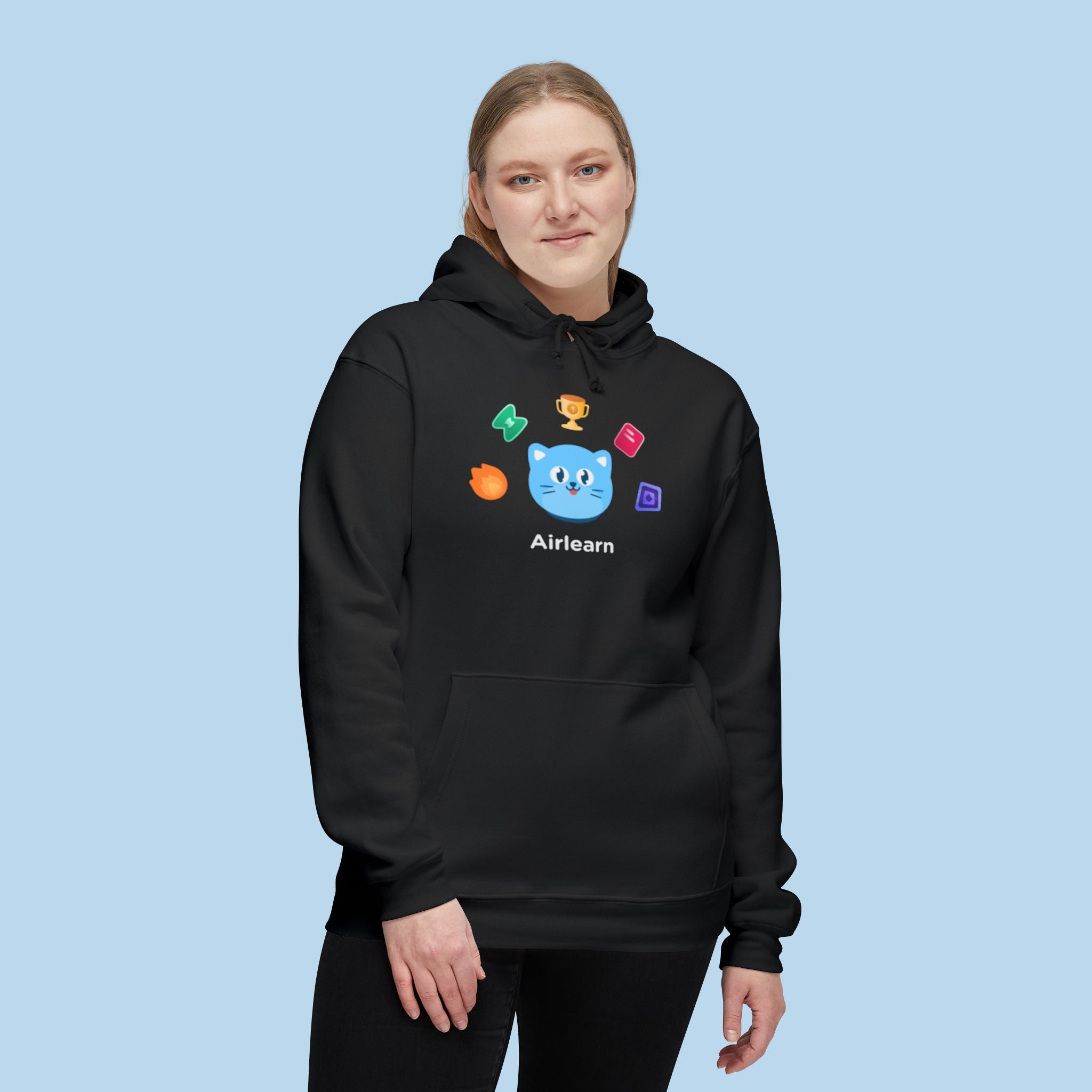 Iconic Air Unisex Hoodie (Black)