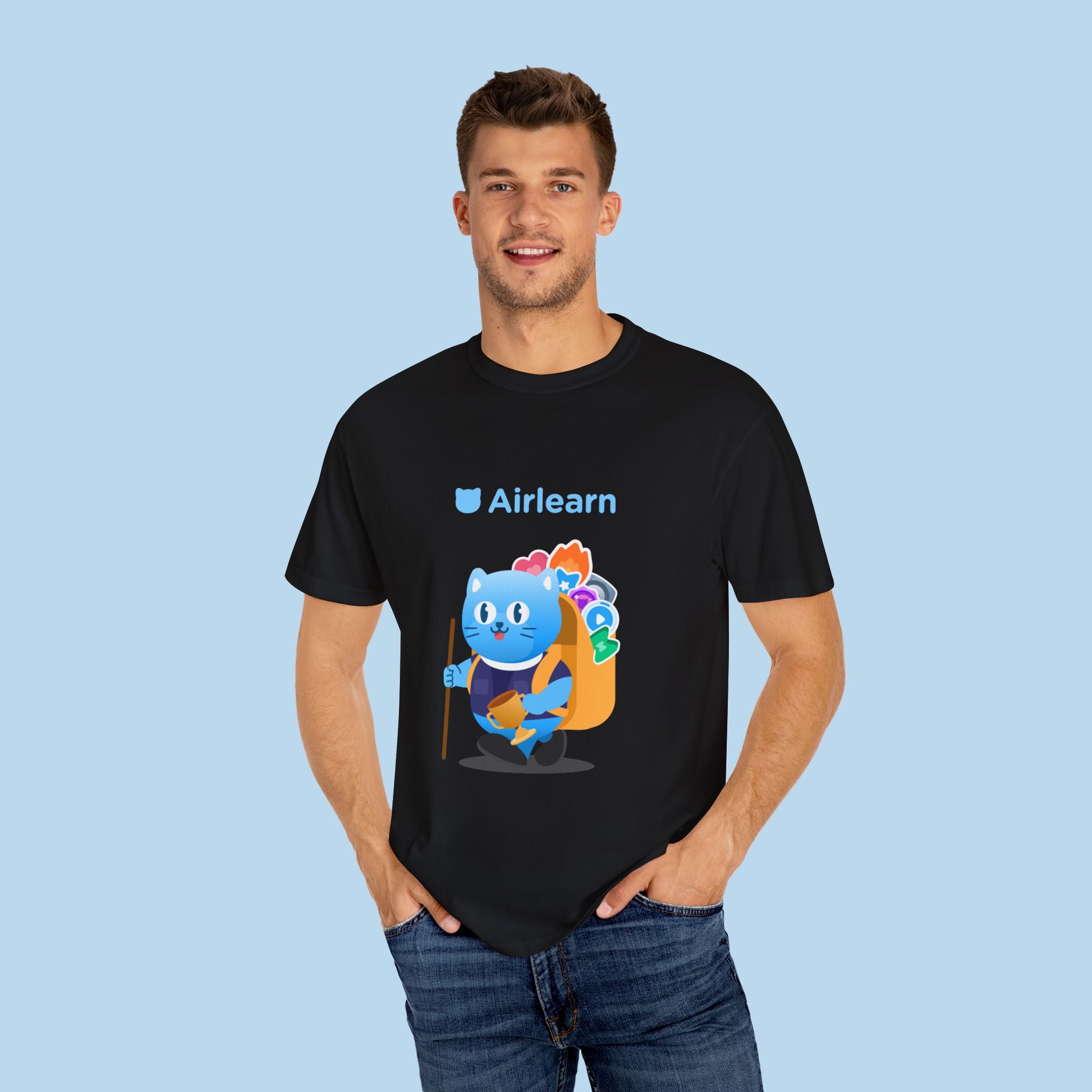 Air Journey Unisex T-shirt (Black)