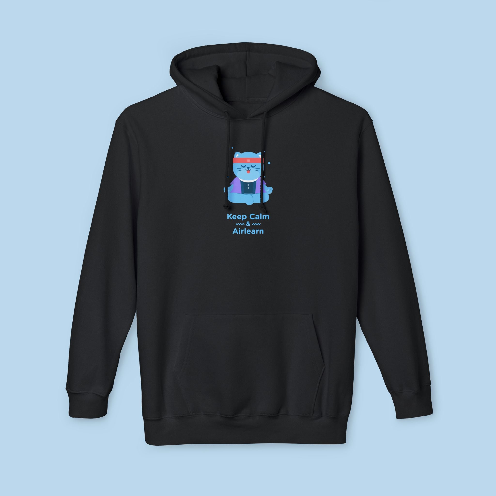 Calm Air Unisex Hoodie (Black)