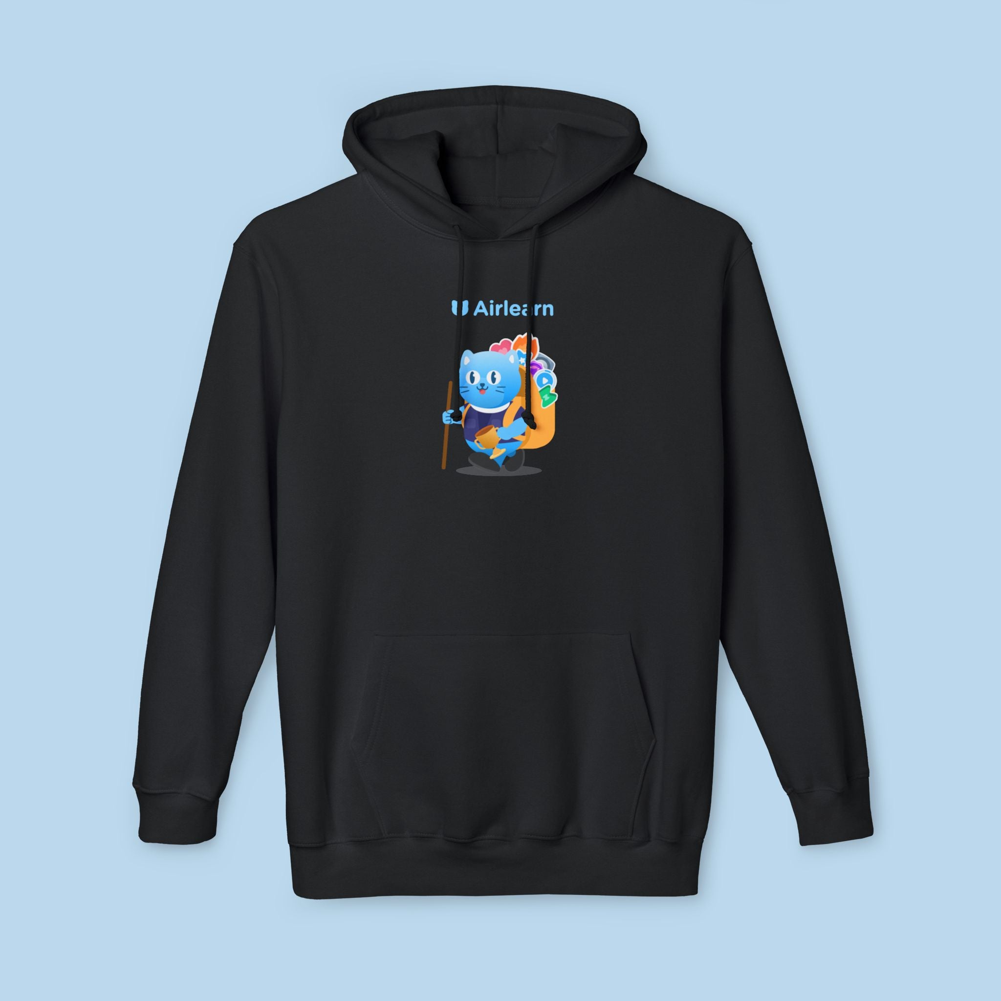 Air Journey Unisex Hoodie (Black)