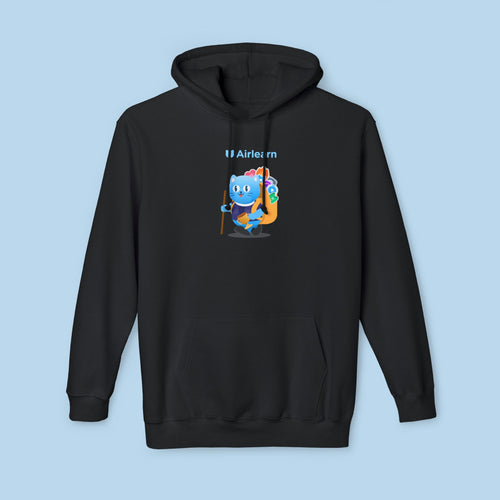 Air Journey Unisex Hoodie (Black)