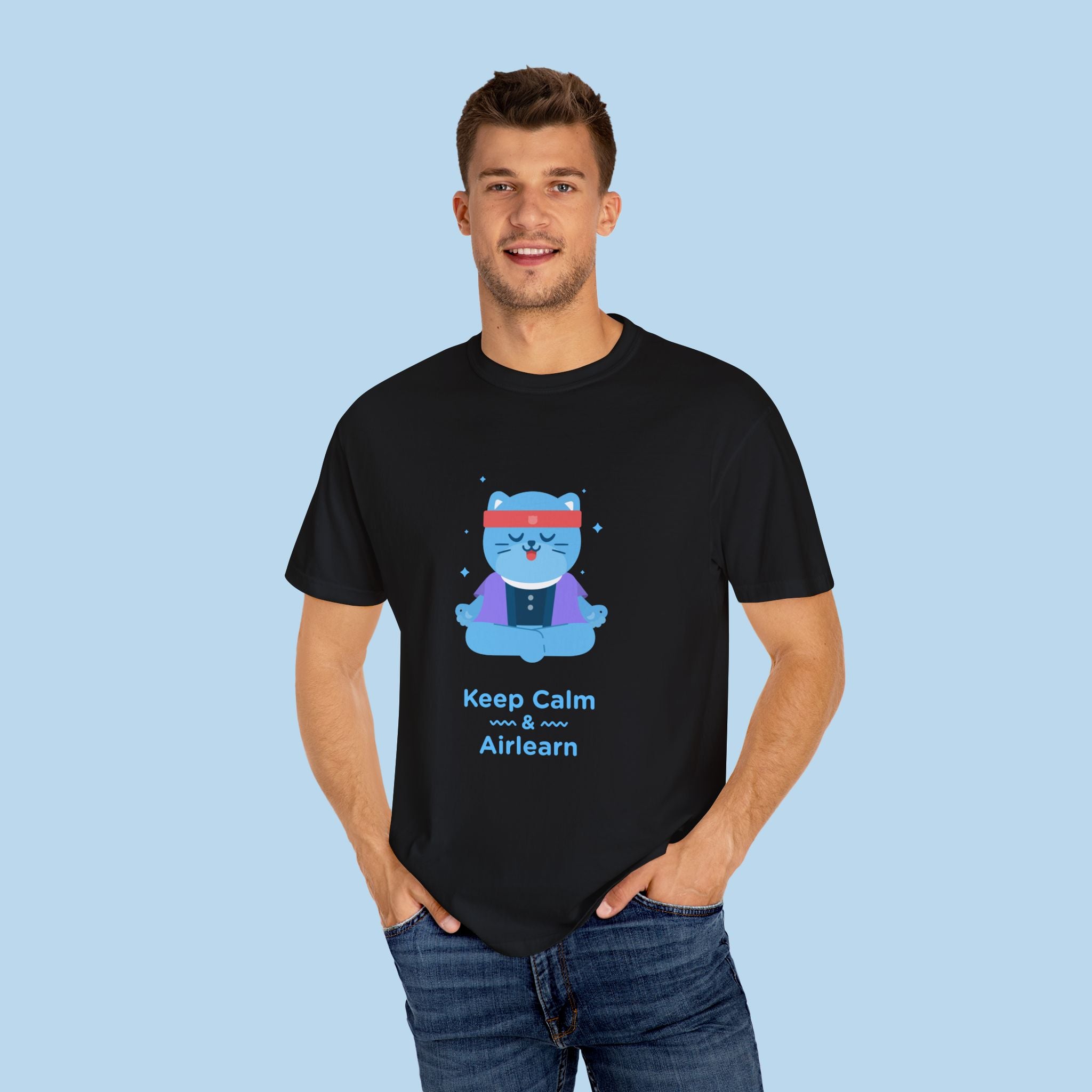 Calm Air Unisex T-shirt (Black)