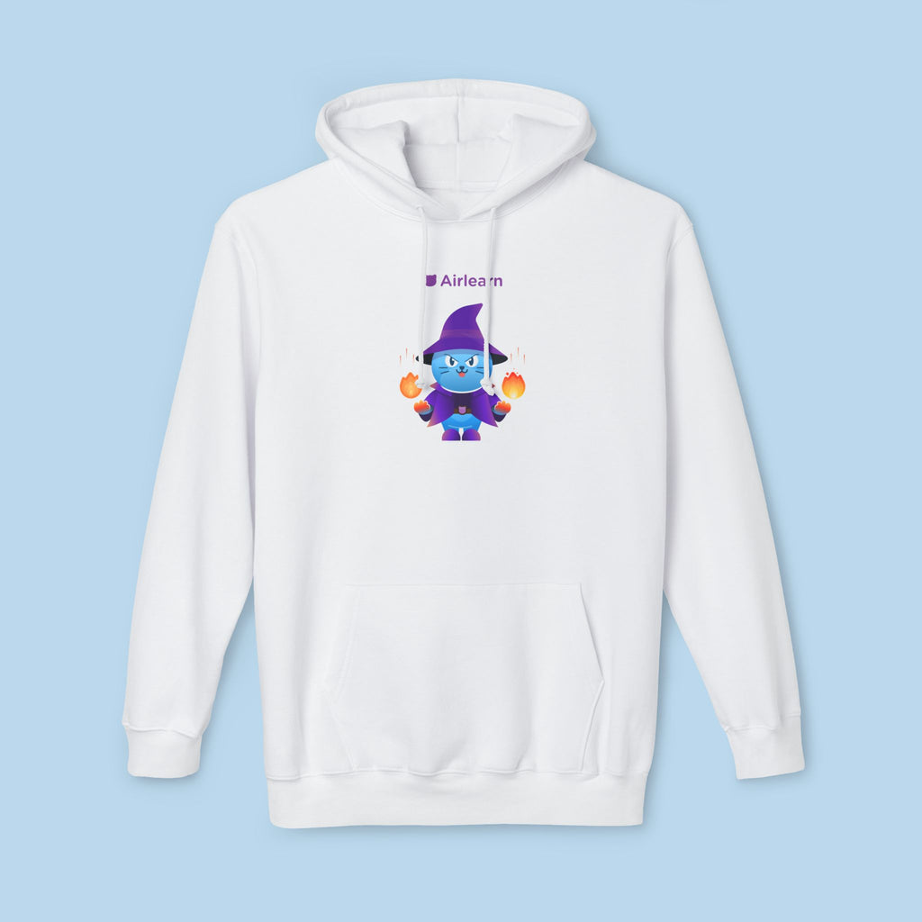 Wizard Air Unisex Hoodie (White)