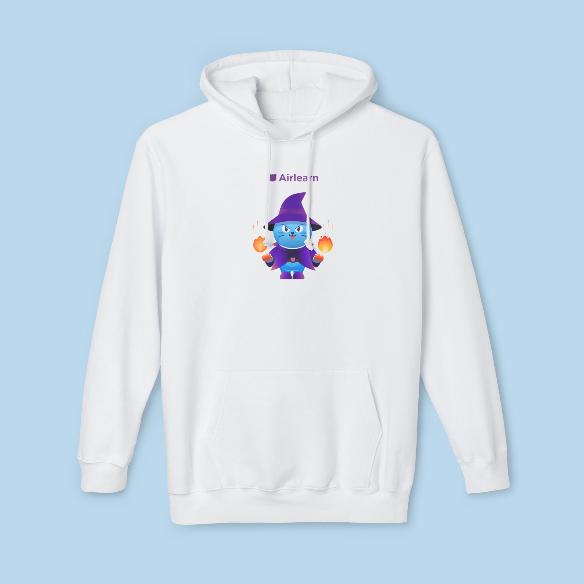Wizard Air Unisex Hoodie (White)