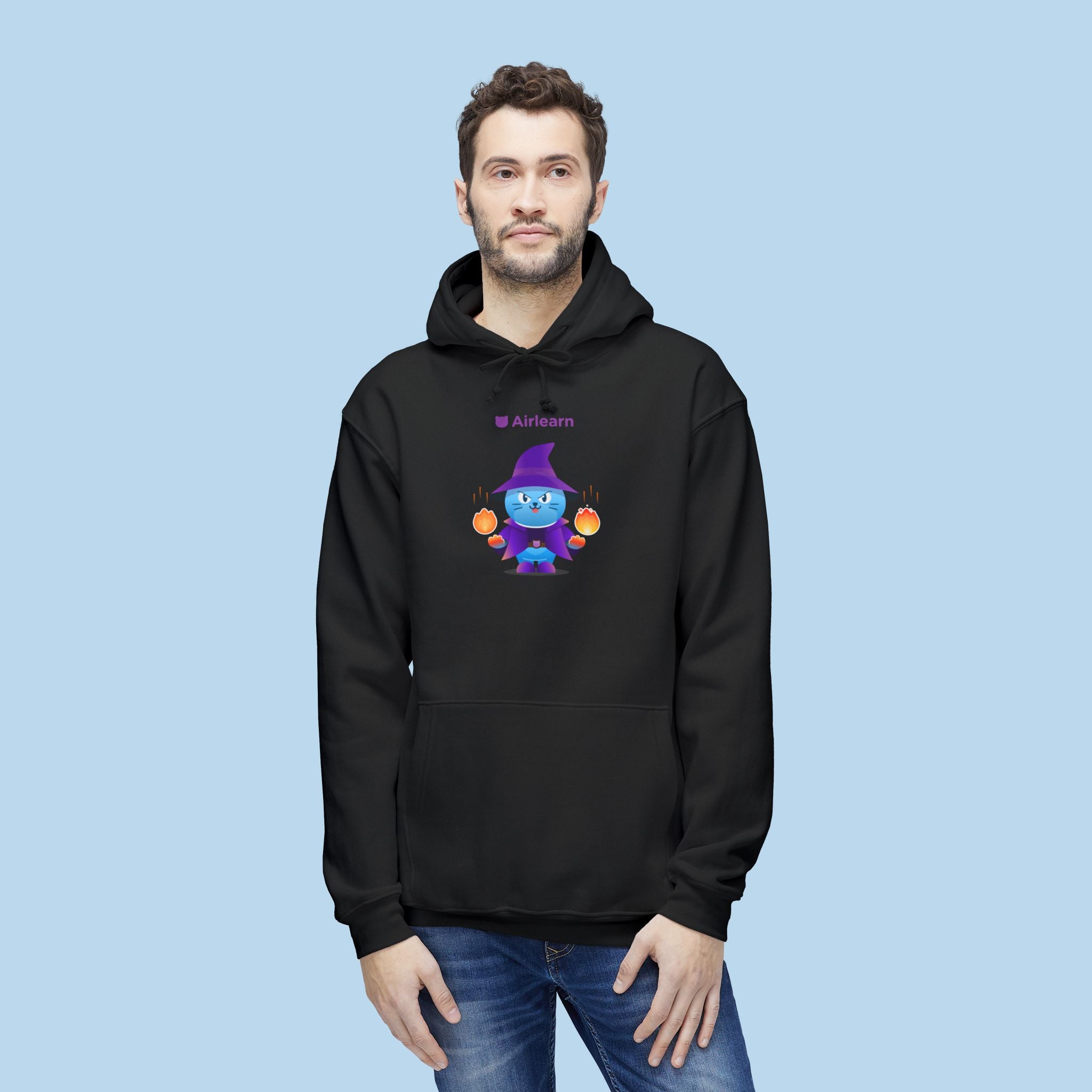 Wizard Air Unisex Hoodie (Black)