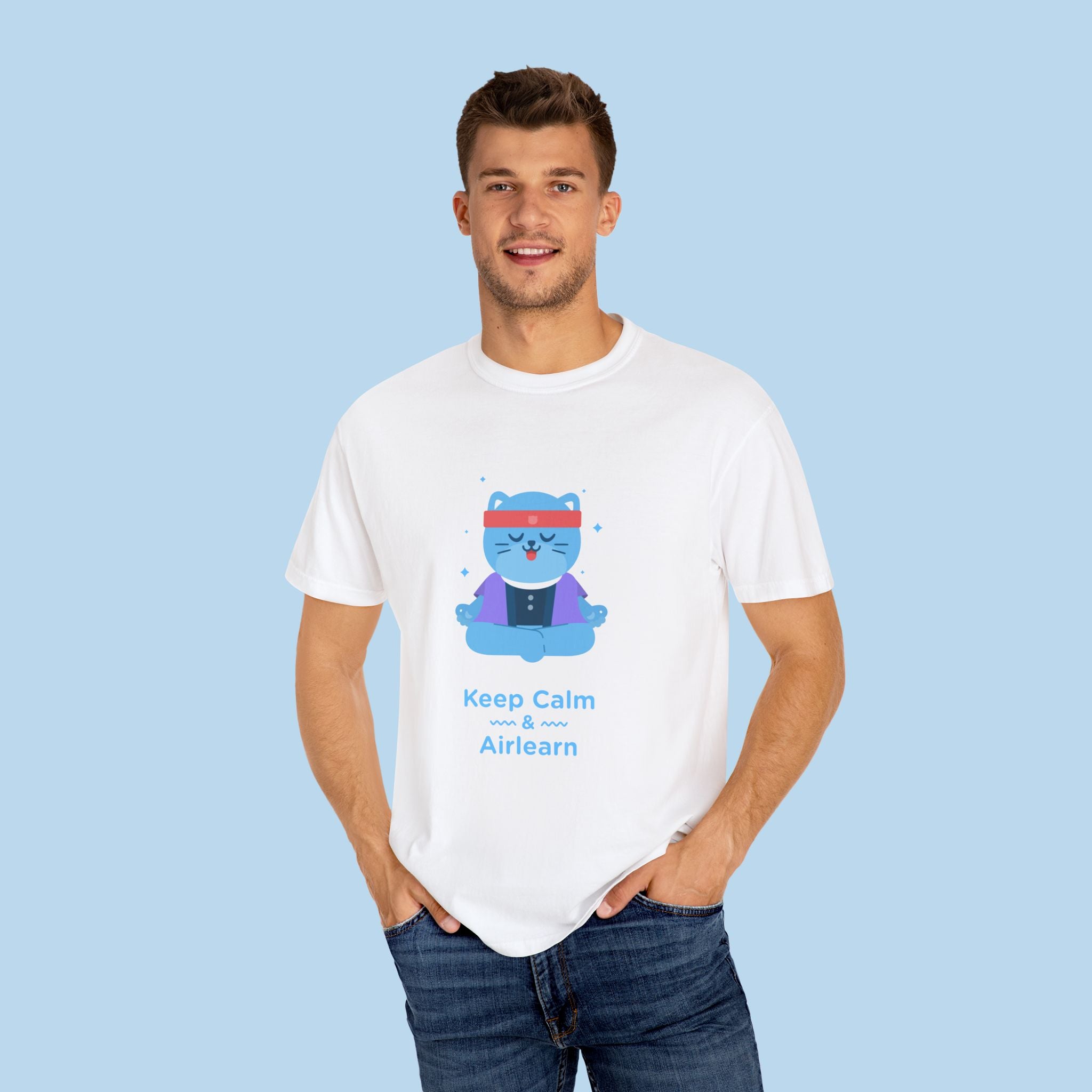 Calm Air Unisex T-shirt (White)