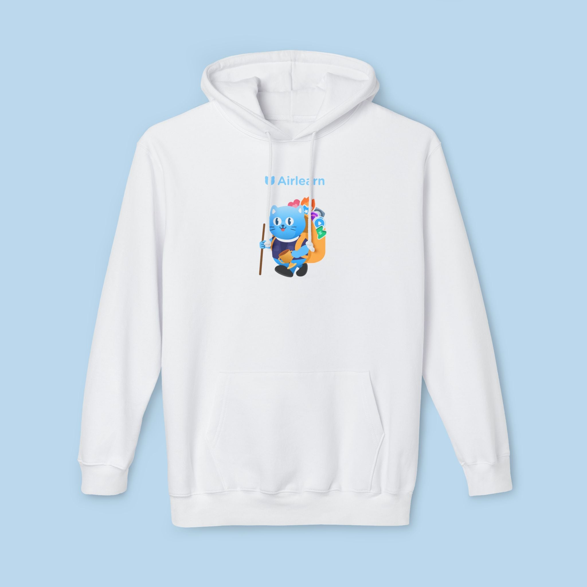 Air Journey Unisex Hoodie (White)