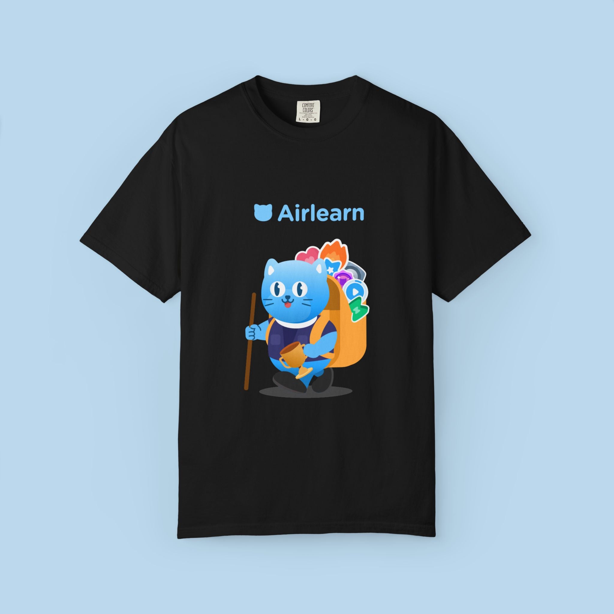 Air Journey Unisex T-shirt (Black)