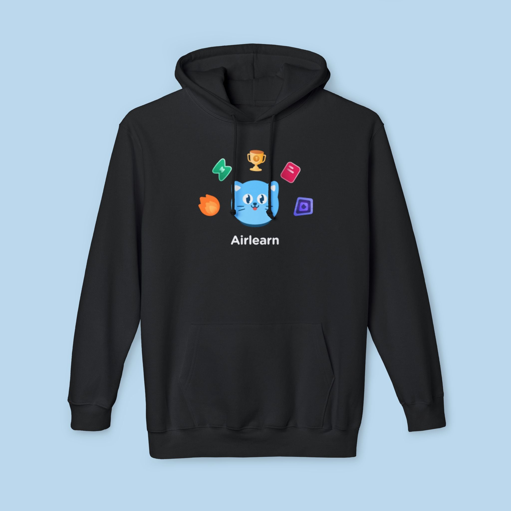 Iconic Air Unisex Hoodie (Black)